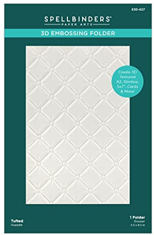 Spellbinders 3D Embossing Folder 5.5X8.5 - Tufted