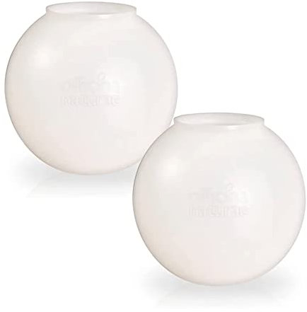 Officina Naturae Set 2 Palline dosatrici ecologiche e graduate per polvere lavatrice e bucato liquido Made in italy