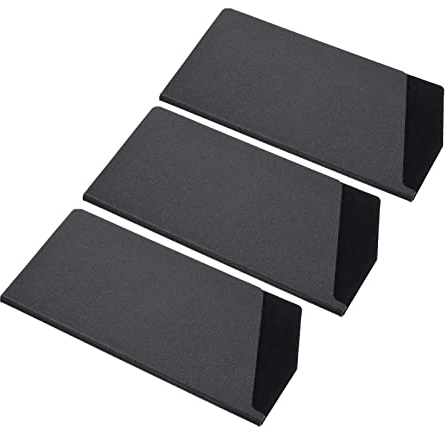 PATIKIL ABS Cuchillo Funda Mangas para 7 Picar Cuchilla, 3 Paquete Cuchillos Filo Guardia Hoja Protector Universal Cuchillo Funda para Hogar Cocina, Negro