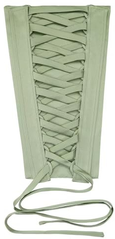 GRYUIRY Juego de 4 piezas de corsé para vestidos de novia, extensor de panel, cremallera, kit de corsé ajustable para vestidos de graduación, Verde salvia, 16