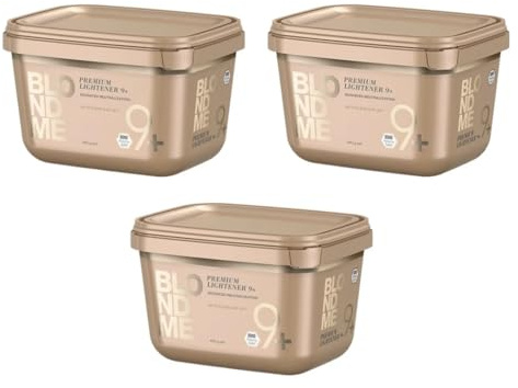 Schwarzkopf Professional - Blond Me Ppl9+ Poudre Comp. Décolorante Premium 450g Lightener 9+ - Lot De 3