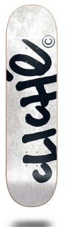 Cliche monopatín Skate Skateboard Deck Tabla - Handwritten RHM White 8.0