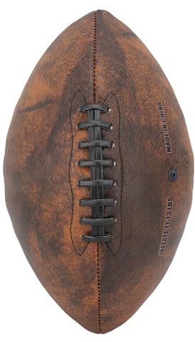 Hamwesh Rugbyboll, Storlek 9 Ungdomsträning Fotboll PU-lädermaterial med Vattentät Design för Inomhusträning Utomhus