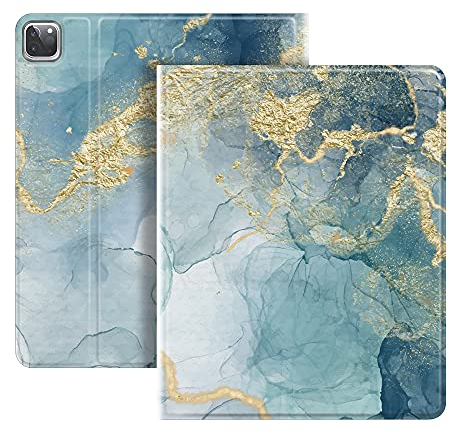 siduater Schutzhülle für iPad Air 4 27.7 cm (10 Zoll) 2020 mit Stifthalter, Multi-Winkel-Viewing Soft TPU Smart Stand Stoßfeste Rückabdeckung mit Auto Sleep/Wake Fit iPad Air 4th Generation 2020