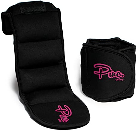 HEALTHYMODELLIFE Ankle Weights Set (2 x 3lb Cuffs) - 6lbs in Total - for Women, Men and Kids – Used for Workouts at Home, Pilates, Yoga, Boxing, Dancing and Resistance Training