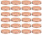 sourcing map 24pcs Wide Mouth Mason Jar Lids, 86mm Mason Canning Jar Lids with Airtight Seal and Leakproof, Mason Storage Covers Caps for Mason Jar, Rose Gold