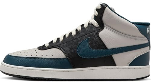 Nike Herren Court Vision Mid Nn Sneaker, Lt Iron Ore/Armory Navy-Phanto, 38.5 EU