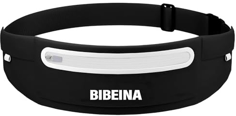 Ceinture de Course Portable, Ceinture de Course Imperméable à Trois Poches, avec Téléphone Portable, Unisexe, aux Sports de Plein Air, au Fitness, au Cyclisme