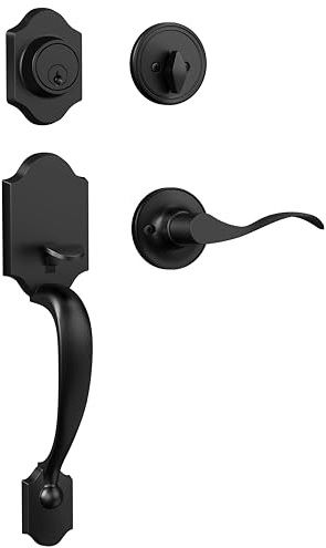 Camtek Front Door Lock Set - Door Locks for Front Door with Deadbolt Lock