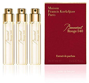Maison Francis Kurkdjian MFK Baccarat Rouge 540 Extrait, 0.37 Fl Oz, Set of 3