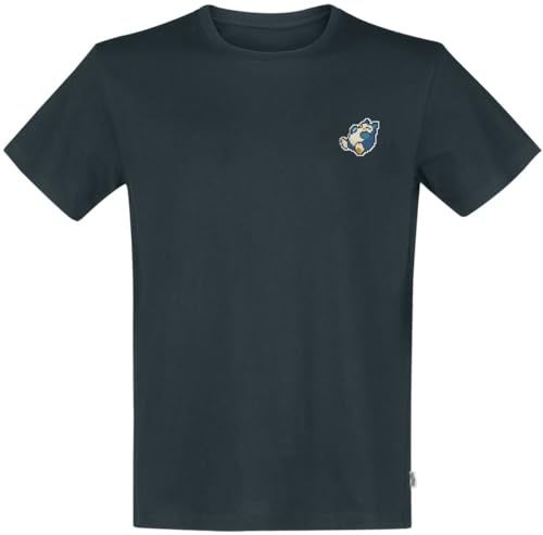 Pokémon Relaxo - Pixel Männer T-Shirt blau L