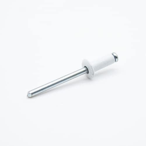 DOJA Industrial | Remaches Blanco | PACK 100 | 4,8 x 12 | Aluminio | Remache para Unir Todo Tipo de Materiales Metálicos | Para Remachadora Neumatica o Manual