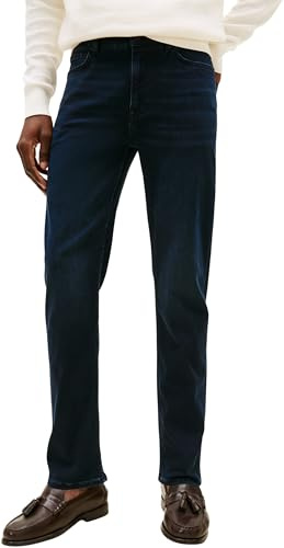 Tommy Hilfiger Uomo Jeans Bleecker Slim Fit, Blu (Blue Black), 34W/32L