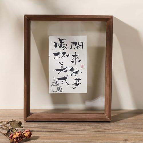 Machtiging Cadre Photo Transparent,Cadres Photo Flottants,Cadres Photo Double Face en Acrylique,Cadre Photo Tridimensionnel,Anti-Chute,RéSistant à l'usure,pour DéCorations De Bureau,d'image DIY