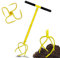 TWZ Motozappa manuale con manico lungo, coltivatore a artiglio, attrezzo da giardino per scavare terreno, aeratore per prato, loosatore per soli, distanziatore, rototiller, sarchiatore per fioriera