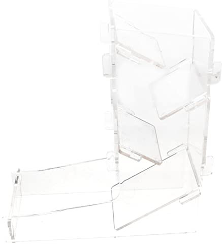 KICHOUSE Torre Per Dadi Trasparente Distributore Portatile Kit Giochi Da Tavolo Design Elegante Capacità Ampia Per Lanciare Dadi Senza Problemi