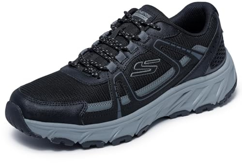 Skechers Hillcrest 2.0 Sabbaday Falls - Zapatillas Deportivas para Hombre, Color Negro y Gris, Talla 41 EU