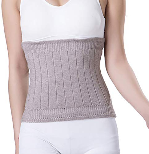 YUPPIE TONE Warm Cashmere Waistband Abdominal Protector Unisex Kidney Stomach Binder Waist Support Protector Belt Camel M