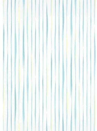 Erismann 10186-18 Lot de 2 rouleaux de papier peint non-tissé Motif rayures Turquoise