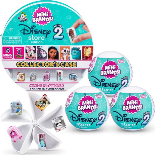 Mini Brands Disney Store Series 2 Mystery Capsule Collectible Toy - Combo Pack (Collector's Case & 3 Capsules), MailBox