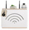 MOE UHANE Router Schrank - Router Aufbewahrungsbox - Router Verstecken - Router box - Wall box - Wallboxen - Wlan Regal - Wifi Schrank - Made in EU (40 x 9,5 x 32)