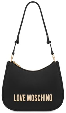 Love Moschino BORSA PU GRS NERO GALV.ORO
