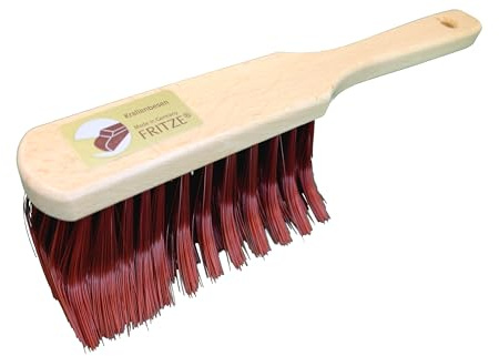 Krallen-Handfeger aus Holz, Glanz lackiert, Gebogene Borsten (1 Stück)