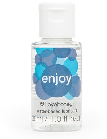 Lovehoney Enjoy Lube 30ml Travel Size Personal Lubricant for Men & Women | 30ml, pH Balanced, Non Sticky, Fragrance Free, Unflavoured, Long Lasting, Personal Lubricant Gel, Smooth Glide