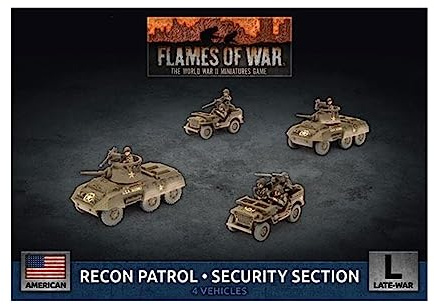 M8 Cavalry Recon Platoon X4 Plastic