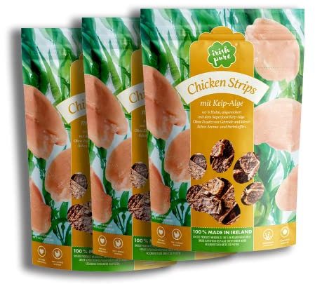 Irish Pure Huhn Hundesnacks | 3 x 150g | Training Hund | Getreidefrei | Hunde Belohnung | 100% Natürlicher Snack | Hundeleckerli | Gesunder Hundesnack | Kausnack