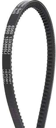 sourcing map 2pcs 13x865 Cogged V-Belts AX Section Drive Raw Edge Belt 865mm Inner Girth 13mm Width 8mm Thickness EPDM for Power Transmission