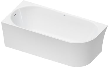 Duravit DuraSenja bañera, blanco, esquina izquierda, 700576000000000, Versión: 1500x750mm