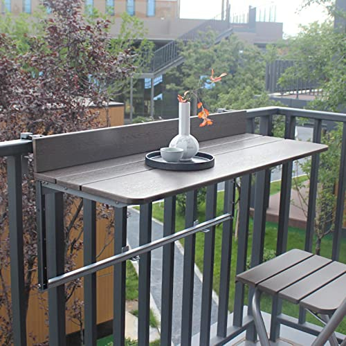 Beistelltische für den Außenbereich, klappbarer Hängetisch für den Außenbereich, verstellbarer Balkon-Hängetisch, Computertisch für kleine Wohnungen, klappbarer Schreibtisch zum Anheben der Bar, für