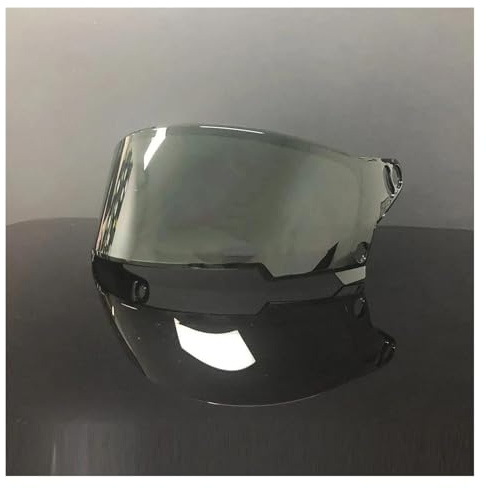 XYJTC Motorrad Helmvisier, Eliminator-Helmvisierlinse Motorrad-Integralhelmvisierlinse Ersatzlinse for Bell Eliminator(klar)(Deep Smoke)