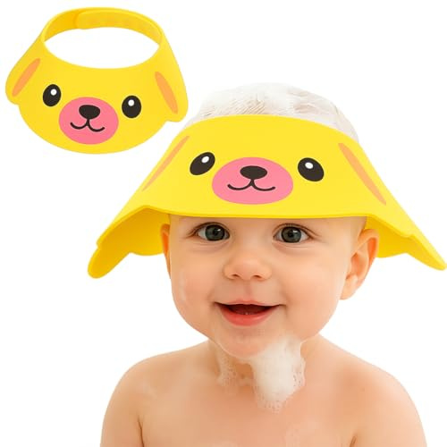 EAVUYIS Gorro de Ducha para Niños, Visera Baño Bebé, Sombrero de Ducha para Bebé, Gorro de Ducha Bebé, Gorro de Baño para Bebés