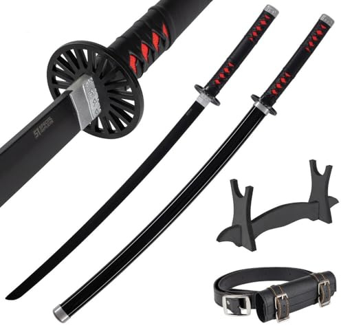 57 SPECIAL REPLICAS Anime Katana Sword 77 cm / 30.5 in | with Scabbard, Belt and Holder, for Carnival Costumes, Anime Cosplay and Collecting
