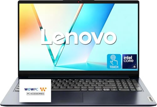 Lenovo Ultrabook 15.6 FHD Touch-Screen Laptop • Intel 13th 10-Core i5 CPU • 8GB RAM, 512GB SSD • 2026 Edition, Copilot AI, WiFi 6, Windows 11, Student & Business Laptop • WOWPC Recovery USB Included