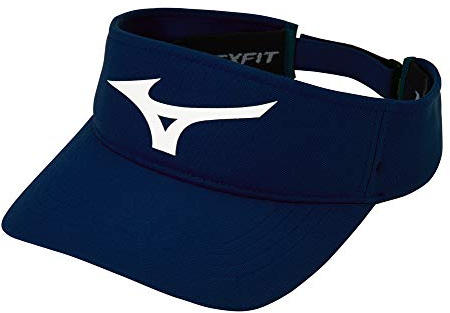 Mizuno Unisex-Erwachsene Visier, Navy-Weiß, Einheitsgröße