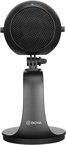 BOYA Microphone USB BY-PM300 avec Surveillance pour Windows Mac Laptop Studio Recording Podcast