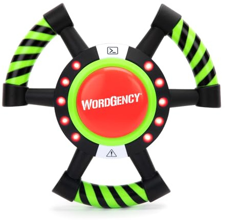 Learning Resources Wordgency, Educational Games for 7 Year Olds, Fast-Paced Word Call out Game for 1 to 4 Players, 200 Categories with 2 Modes, Handheld Electronic Games for Kids