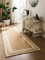 benuta Pure Jute Teppich Jutta - Weiß 70x200 cm - Handgewebter Wohnzimmerteppich - Natürliches Boho Design - Für Fußbodenheizung geeignet