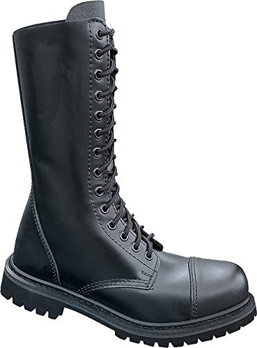 Brandit Phantom 14 Agujeros Unisex Botas Negro Piel Regular