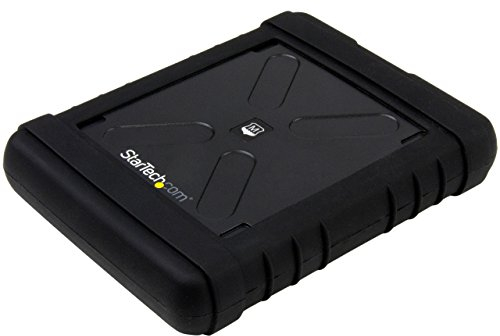 StarTech.com USB 3.0 to 2.5 SATA SSD/HDD Enclosure - UASP Enhanced External Hard Drive Enclosure - MIL-STD-810G Rated Case (S251BRU33)