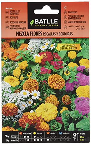 Semillas Batlle Mezcla Flores ROCALLAS y BORDURAS