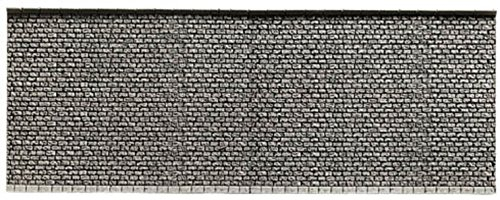 NOCH® Mauer, extra Lange Hartschaum Mauer für Modellbahn, 39,6 x 7,4 cm ideal für Spurweite N
