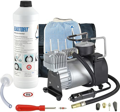 ELASTOFIT Reifen Pannenset Xtreme mit Kompressor Dichtmittel