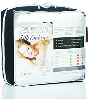 Belledorm Embrace Silk Filled Duvet, White, Double