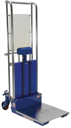 Vestil HYD-10 Foot Pump Hefti-Lift, 880 lbs Capacity, 24 Length x 23 Width Platform, 3-1/2 - 59 Height Range