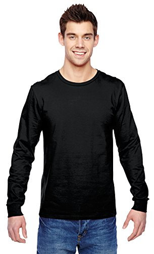 Fruit of the Loom 61-038-0 Long-Sleeved T-Shirt - Black - Small