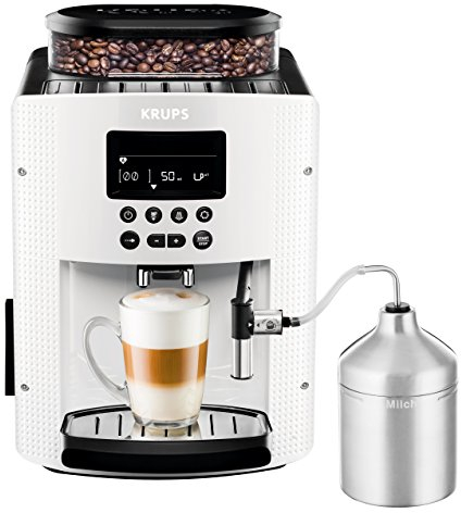 Krups Machine à café automatique 1,8 l, 15 bar, écran LC, système AutoCappuccino weiß